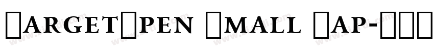 TargetOpen Small Cap字体转换